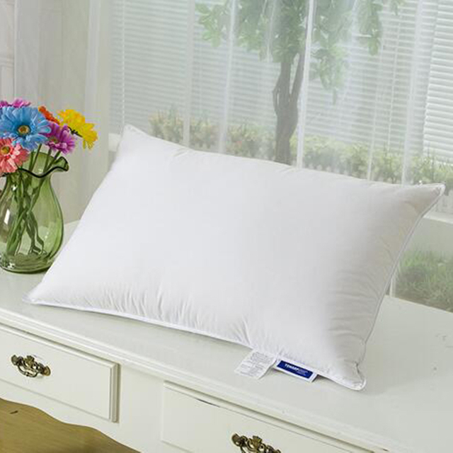 Neck Teflon Treatment Down Alternative Fiber Hotel Bed Pillow