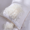  Combed Cotton Fabric Standard Size White Goose Feather Firm Hotel Bed Pillow