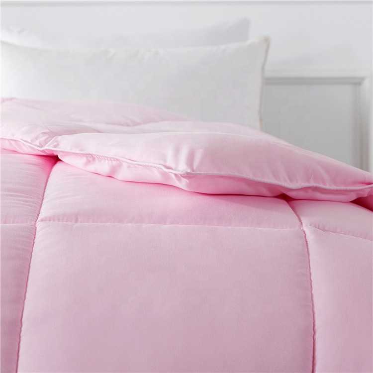 100% Nature Cotton Fabric All Season Down Alternative Comforter / Quilt / Duvet