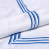 100% Cotton Sateen Embroidery Fabric Luxury Hotel Linen Bedding Sets Bed Sheet/Duvet Cover/Pillow Cases